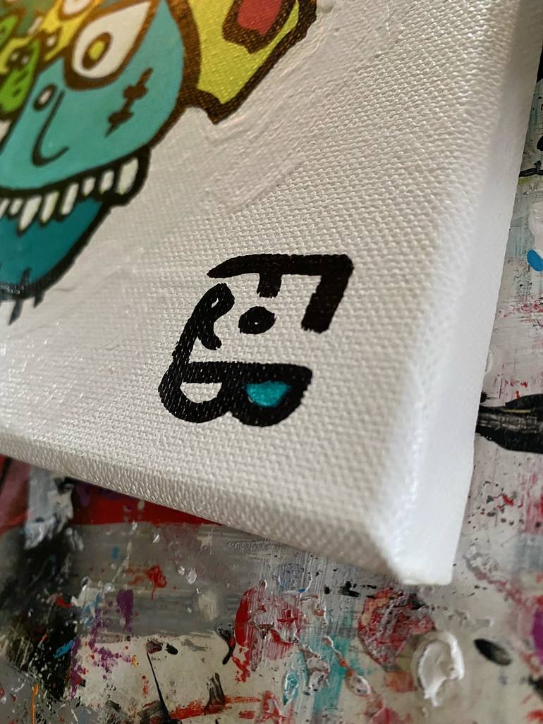 Original Modernism People Painting by Frob B