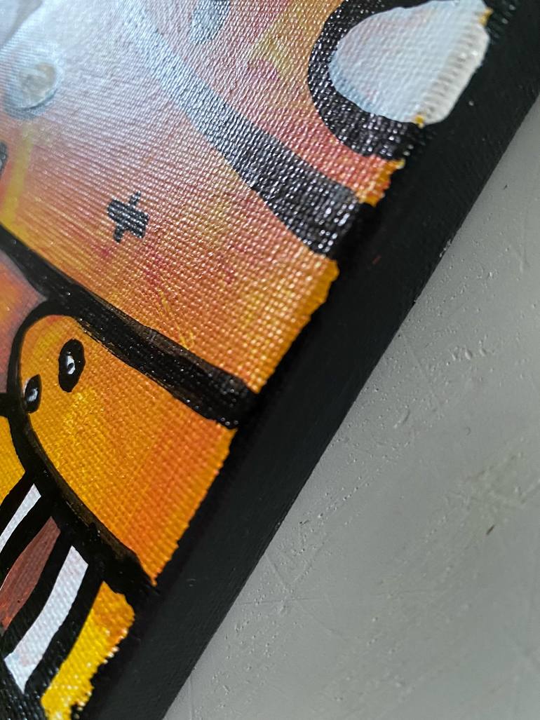 Original Conceptual People Painting by Frob B