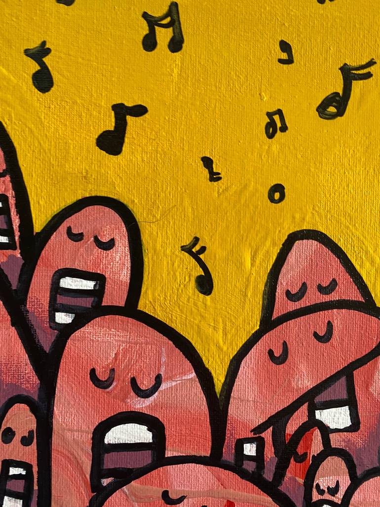 Original Contemporary Music Painting by Frob B