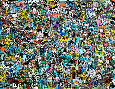 Original Pop Culture/Celebrity Painting by FROB B