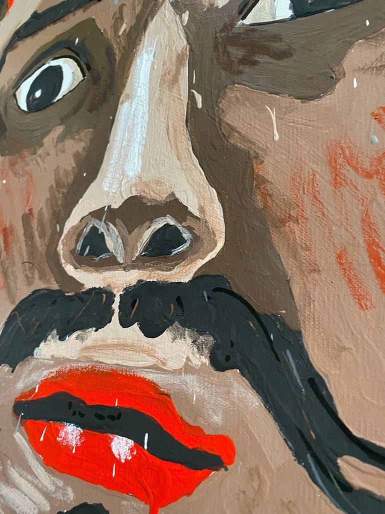 Original Street Art People Painting by Frob B