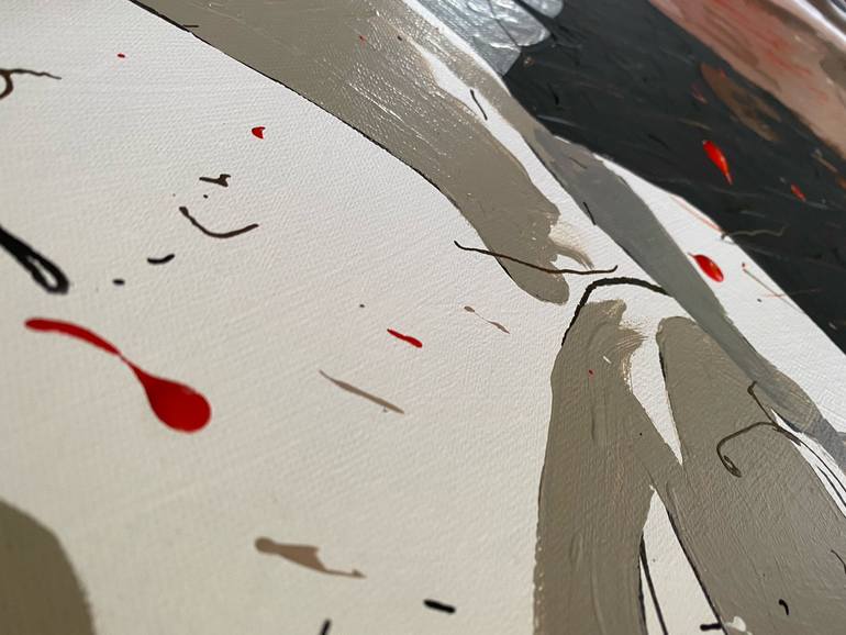 Original Street Art People Painting by Frob B