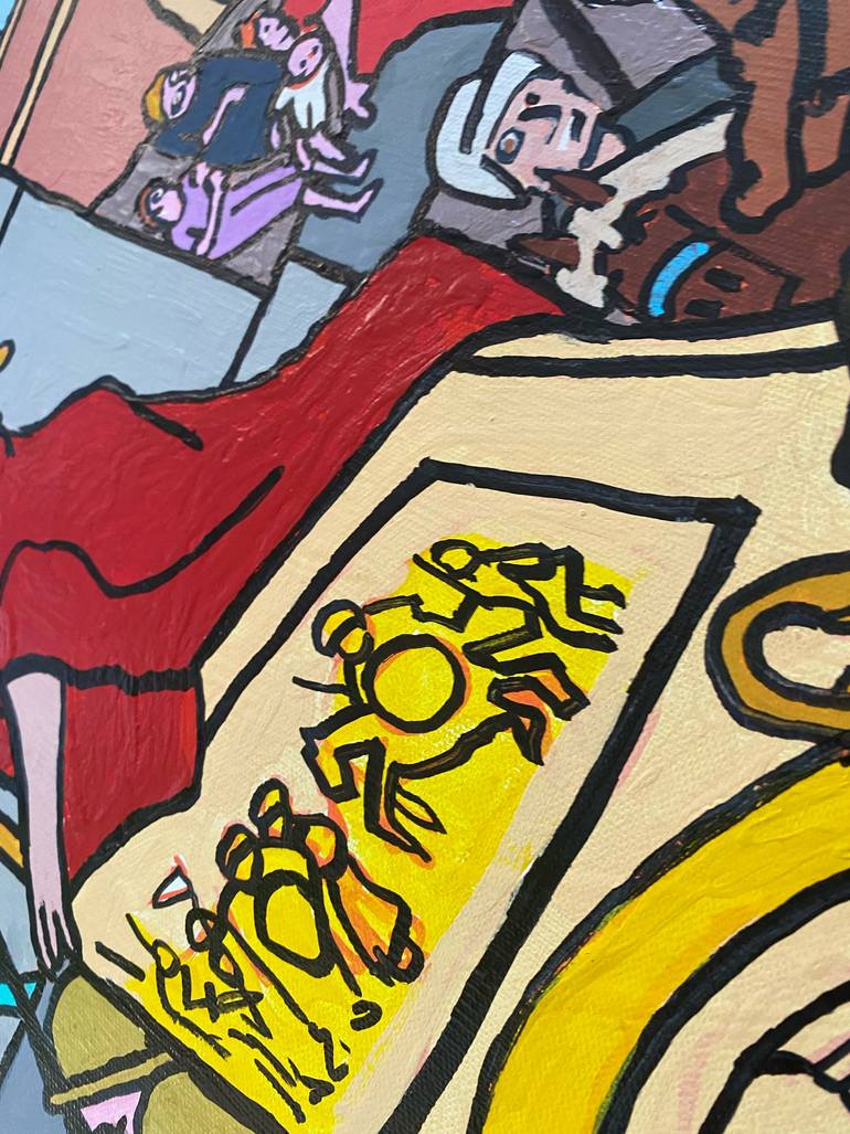 Original Pop Art Classical Mythology Painting by Frob B