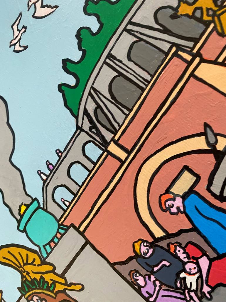 Original Pop Art Classical Mythology Painting by Frob B