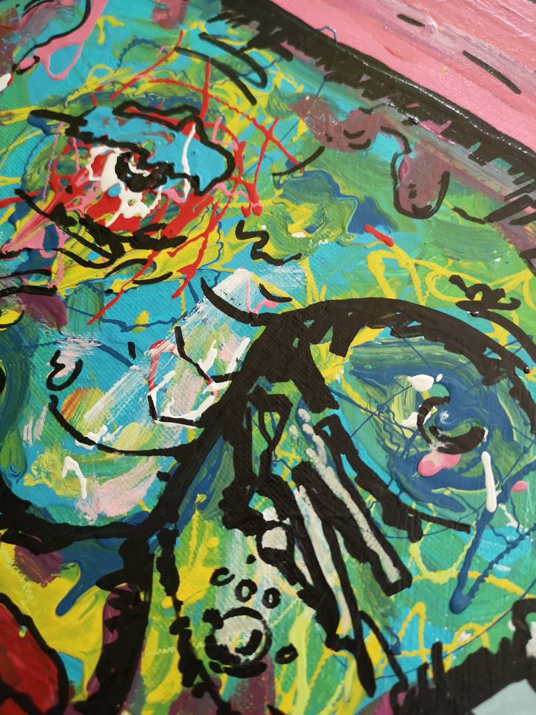 Original Figurative Politics Painting by Frob B