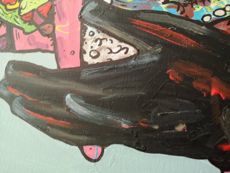 Original Figurative Politics Painting by Frob B