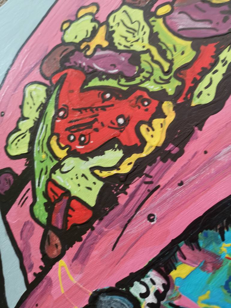 Original Figurative Politics Painting by Frob B