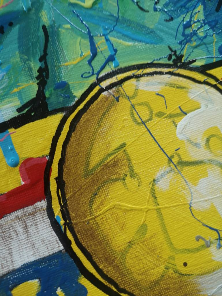 Original Street Art Sports Painting by Frob B