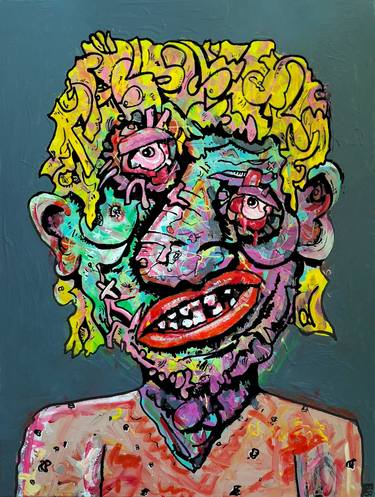 Print of Pop Art Portrait Paintings by FROB B