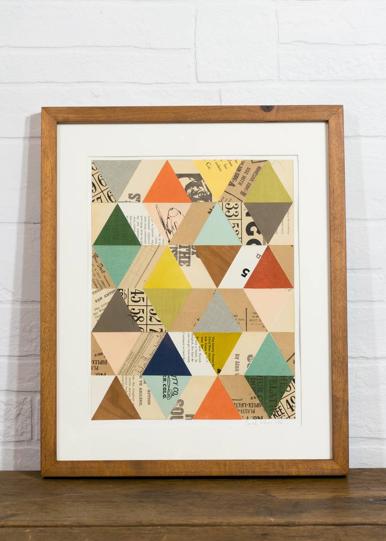 Original Geometric Collage by Sarah Milne