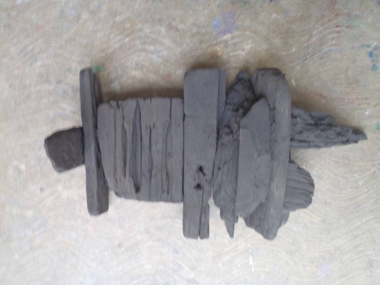 Original Abstract Expressionism Abstract Sculpture by Carlos Qintana