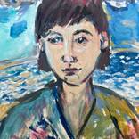 Study of girl in kimono by Julie Watson