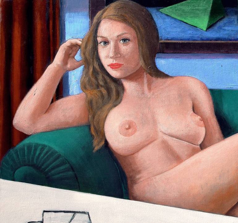 Original Nude Painting by Andrea Vandoni