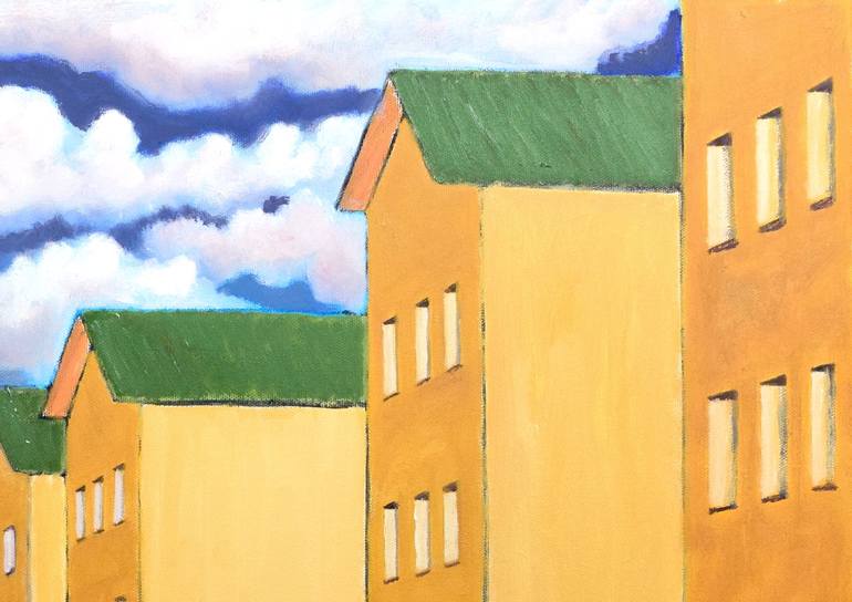 Original Architecture Painting by Andrea Vandoni