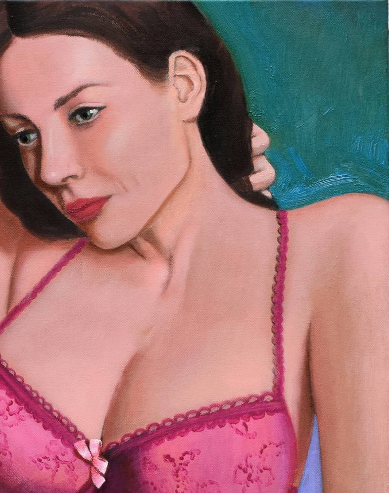 Original Figurative Women Painting by Andrea Vandoni