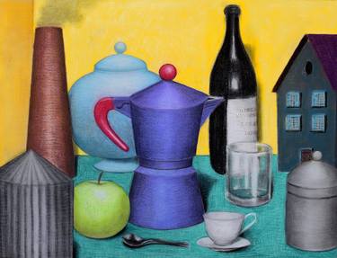 Original Still Life Paintings by Andrea Vandoni