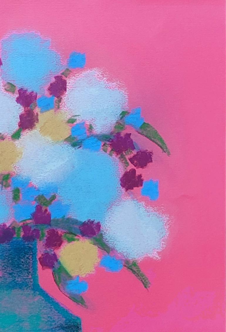 Original Impressionism Floral Drawing by Andrea Vandoni