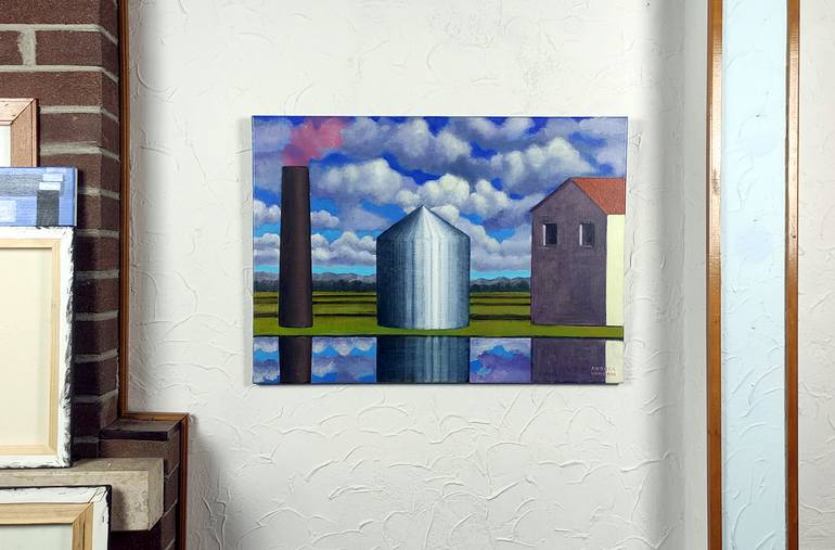 Original Realism Landscape Painting by Andrea Vandoni