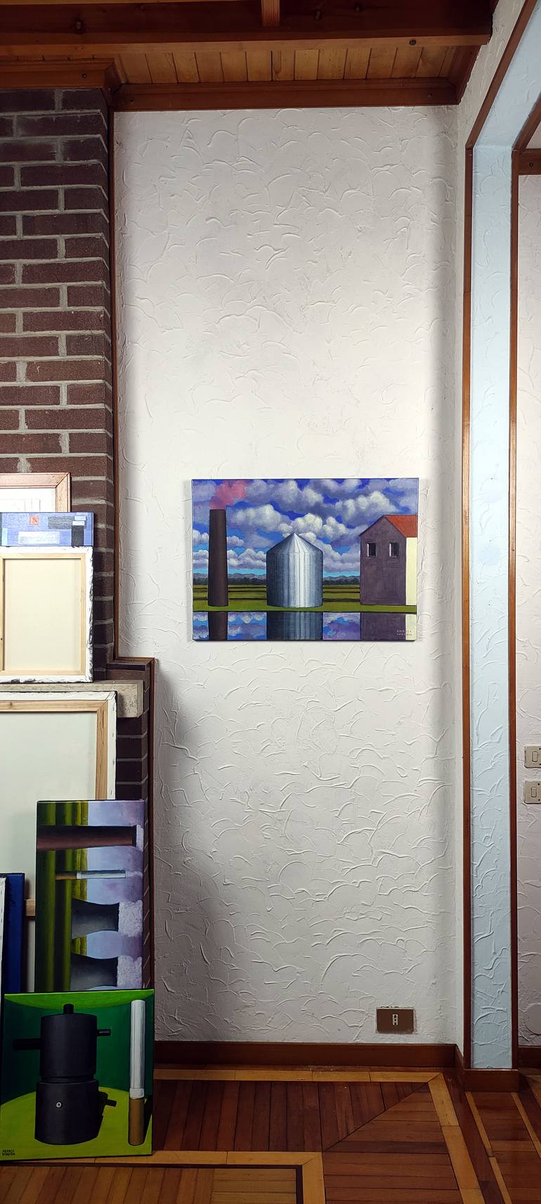 Original Realism Landscape Painting by Andrea Vandoni