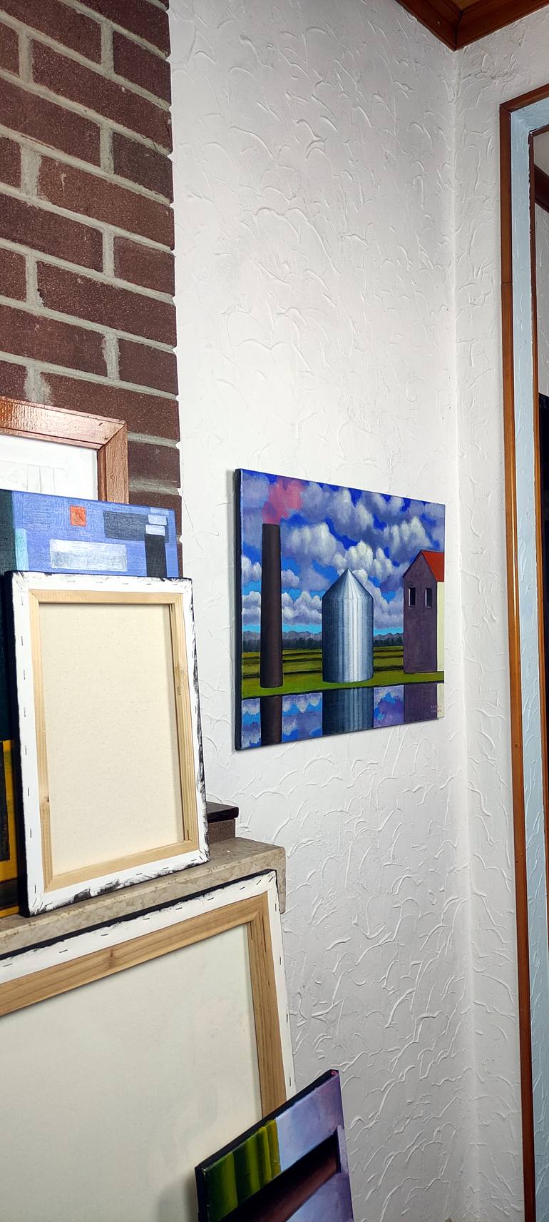 Original Realism Landscape Painting by Andrea Vandoni