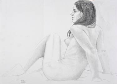 Print of Figurative Nude Drawings by Andrea Vandoni