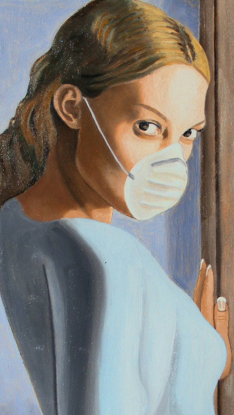 Original Figurative Women Painting by Andrea Vandoni