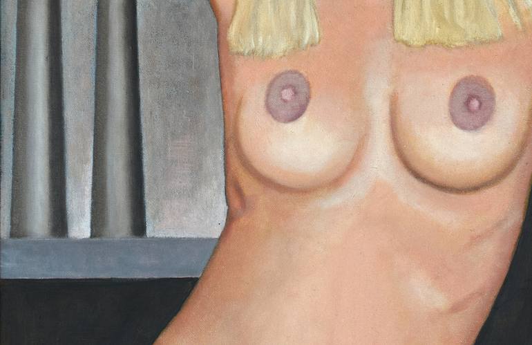 Original Figurative Nude Painting by Andrea Vandoni