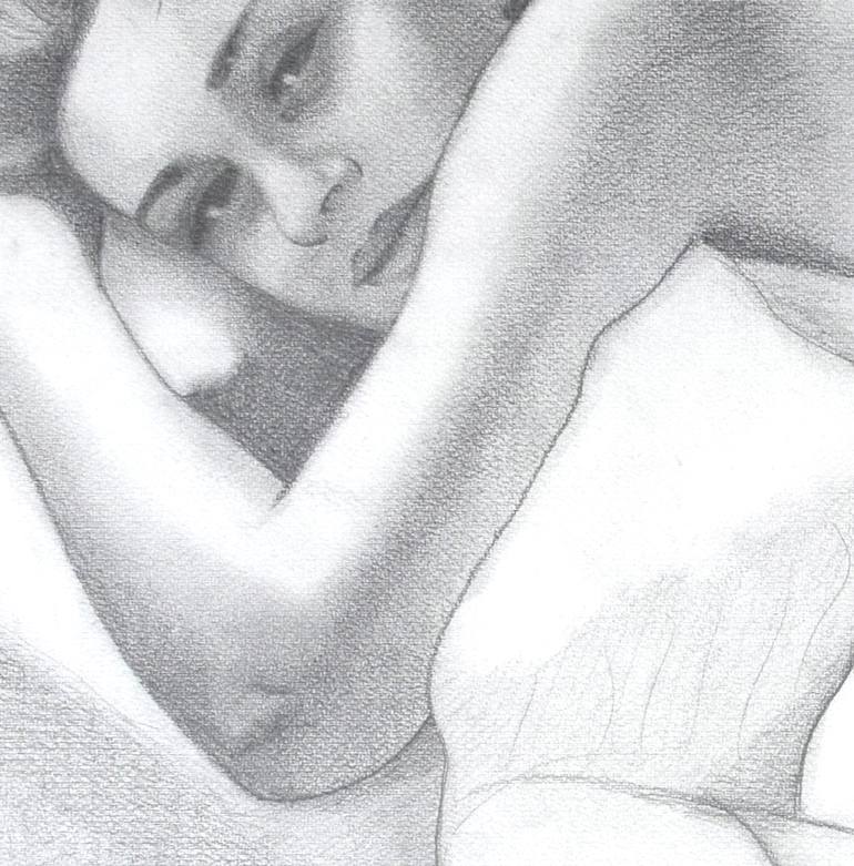 Original Nude Drawing by Andrea Vandoni