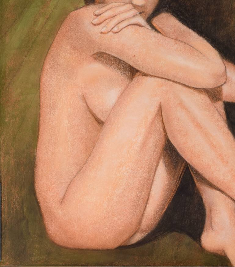 Original Nude Drawing by Andrea Vandoni