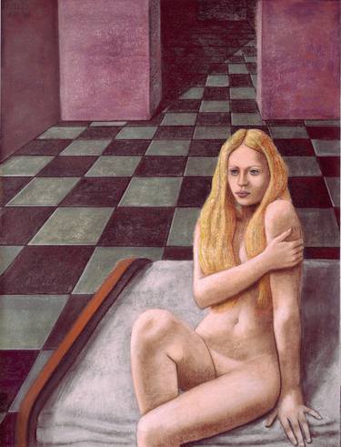 Original Impressionism Nude Drawings by Andrea Vandoni