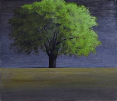 Print of Realism Tree Paintings by Andrea Vandoni