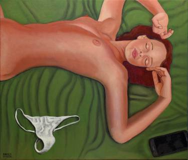 Print of Realism Nude Paintings by Andrea Vandoni