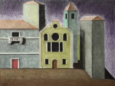 Print of Surrealism Architecture Drawings by Andrea Vandoni
