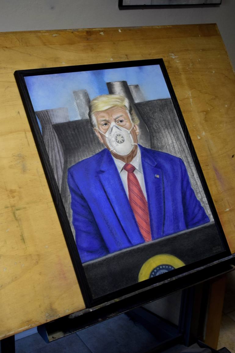 Original Realism Politics Painting by Andrea Vandoni