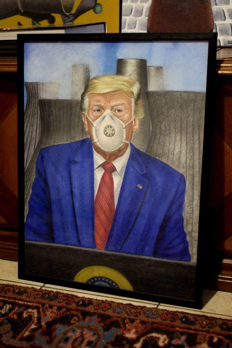 Original Realism Politics Painting by Andrea Vandoni