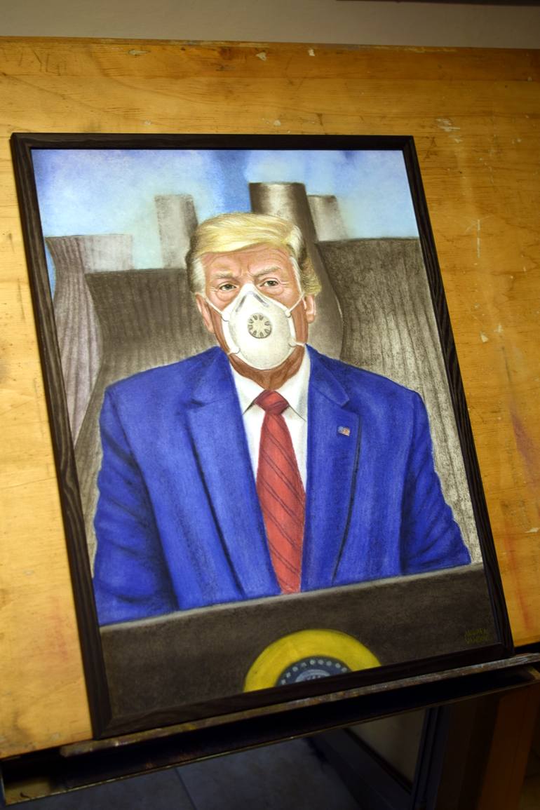 Original Realism Politics Painting by Andrea Vandoni