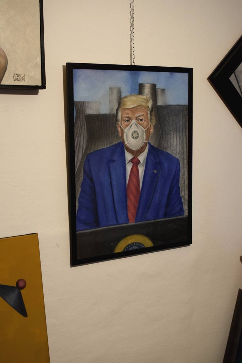 Original Realism Politics Painting by Andrea Vandoni