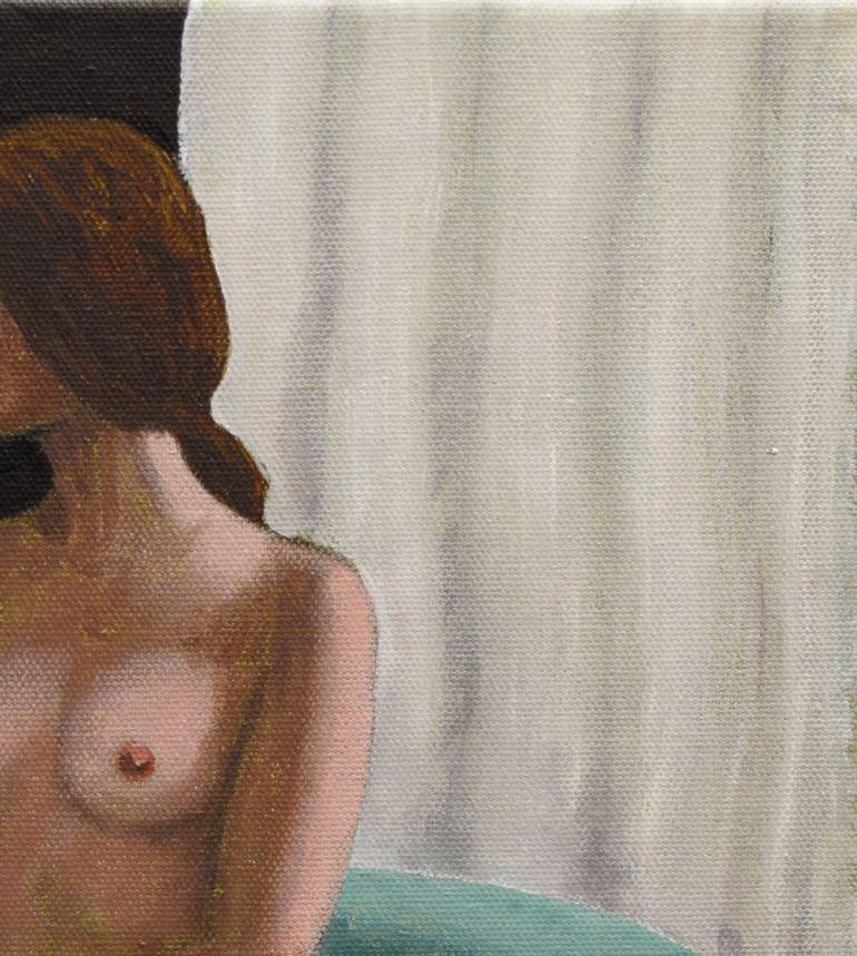 Original Impressionism Nude Painting by Andrea Vandoni