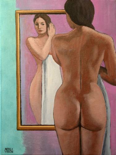 Print of Impressionism Nude Paintings by Andrea Vandoni