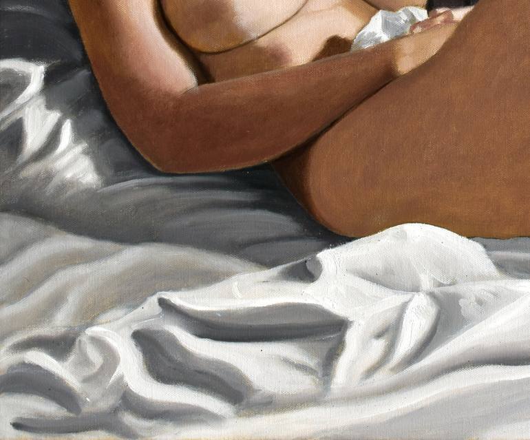 Original Fine Art Nude Painting by Andrea Vandoni