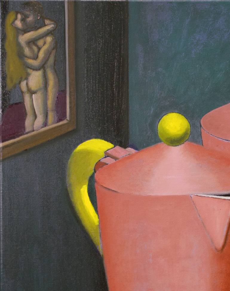 Original Impressionism Still Life Painting by Andrea Vandoni