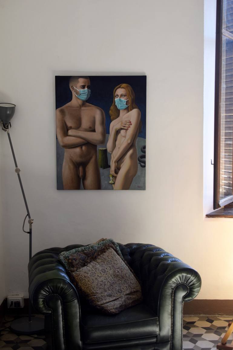 Original Other Nude Painting by Andrea Vandoni