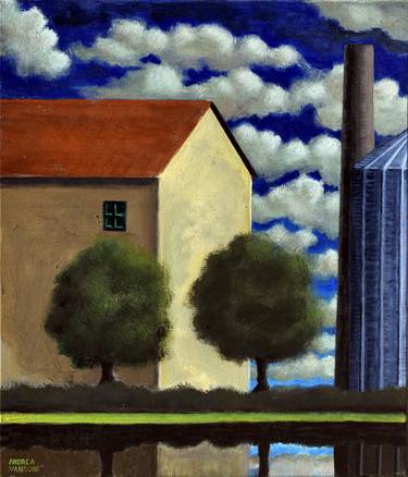 Print of Surrealism Rural life Paintings by Andrea Vandoni