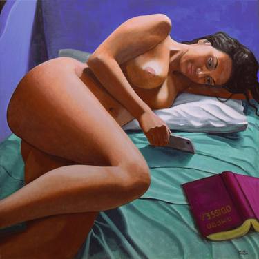 Original Figurative Nude Paintings by Andrea Vandoni