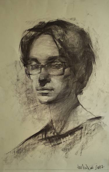 Print of Portraiture Portrait Drawings by Vadim Torbakov
