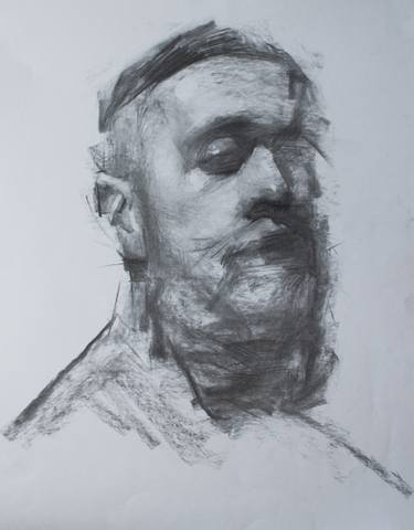 Print of Portraiture Portrait Drawings by Vadim Torbakov