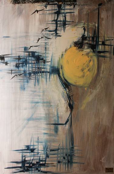 Original Minimalism Abstract Paintings by Nilay Meral