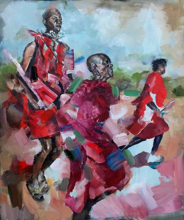 Original Contemporary People Painting by Andrew Storey