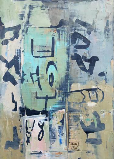 Original Modern Abstract Paintings by Andrew Storey
