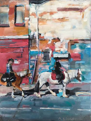 Original Realism Horse Paintings by Andrew Storey